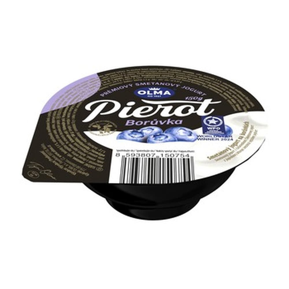 Jogurt śmietankowy Olma Pierot z jagodami 150 g