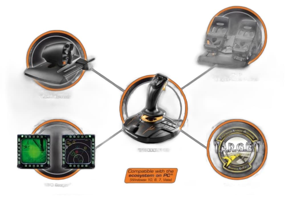 Thrustmaster T16000M Flight Pack Joystick PC