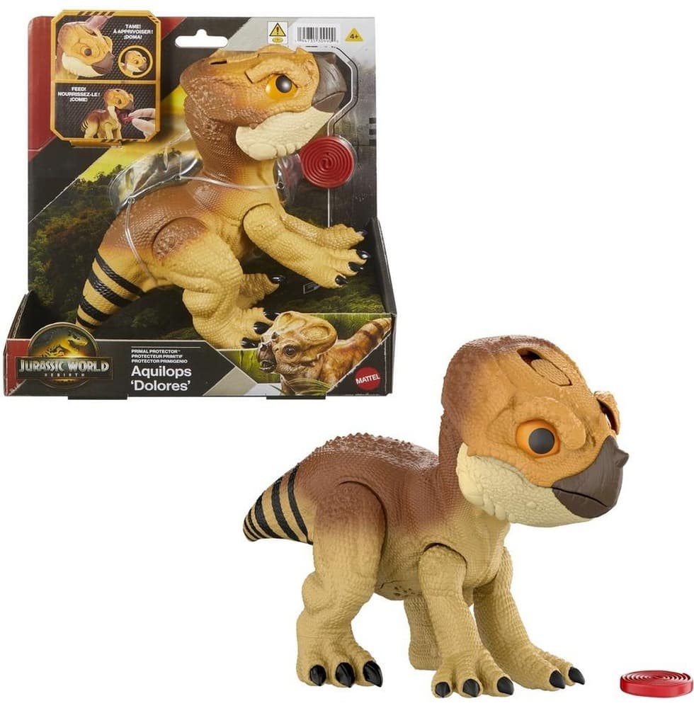Jurassic World Interaktywna Figurka Dinozaura Aquilops Mattel