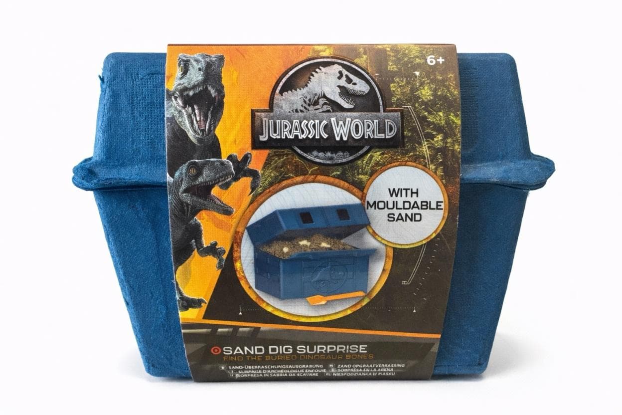Jurassic World Sand Dig Surprise zestaw do wykopalisk 82x114 mm