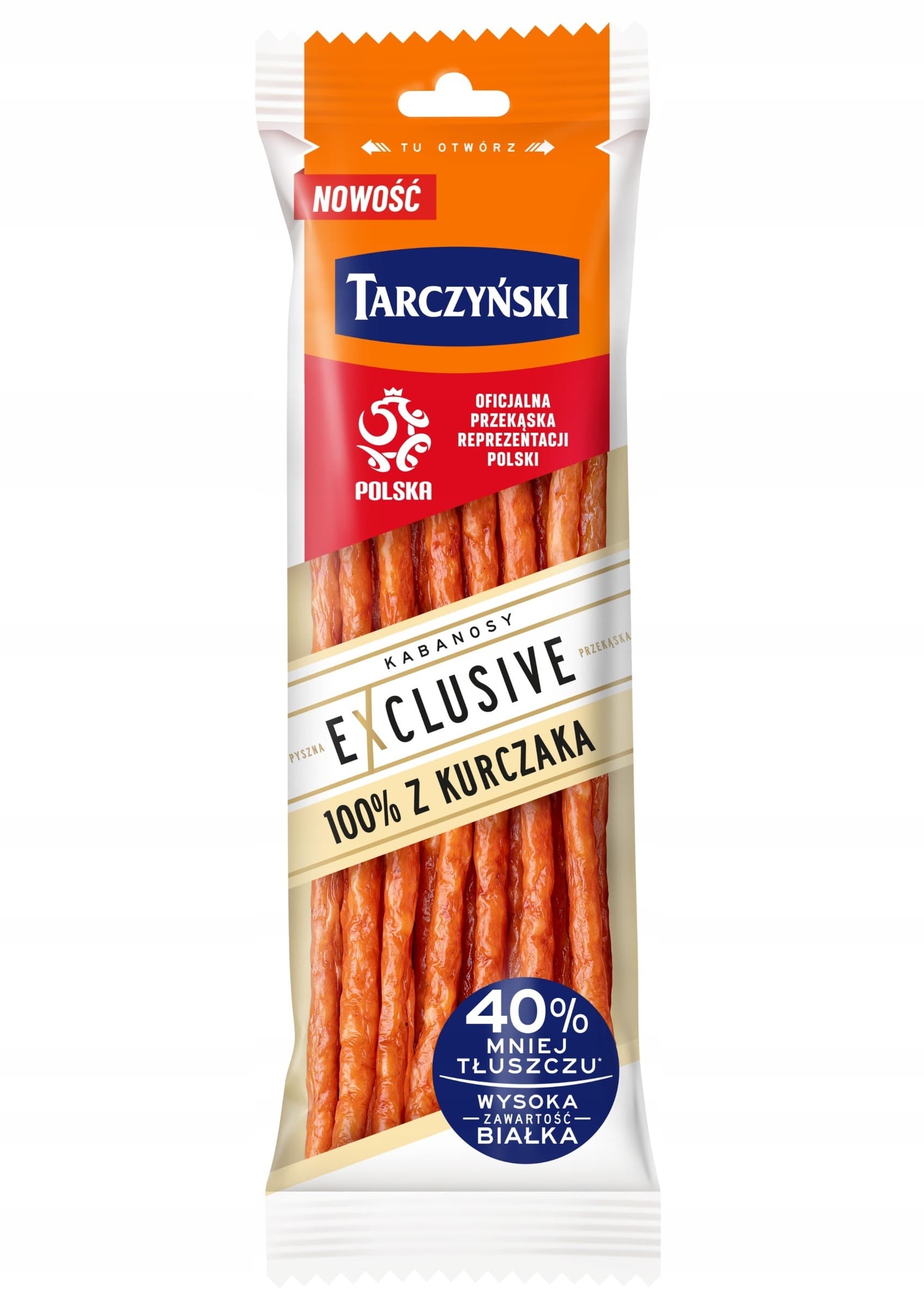 Kabanosy Exclusive 100% z kurczaka Tarczyński 90 g