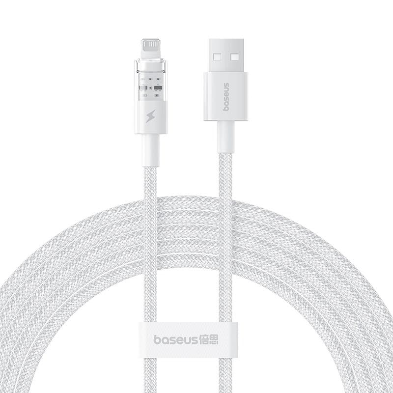 Baseus Gem Kabel USB USB-C 2.4A 2m biały