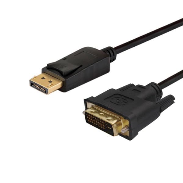 Kabel DisplayPort do DVI-D 1,8 m czarny