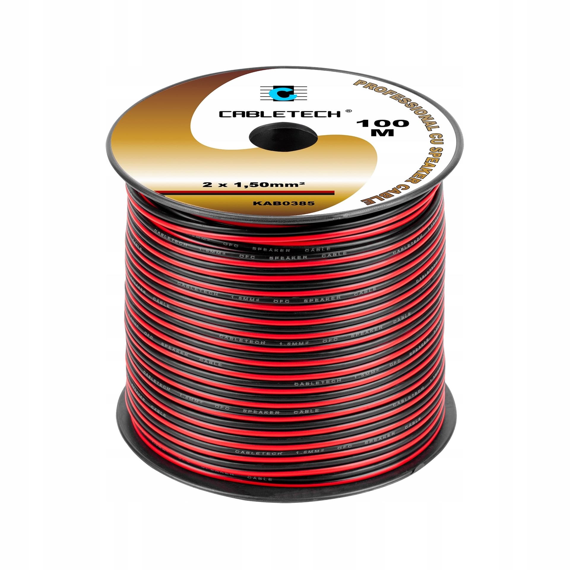 Kabel głośnikowy 1,5mm² czarno-czerwony