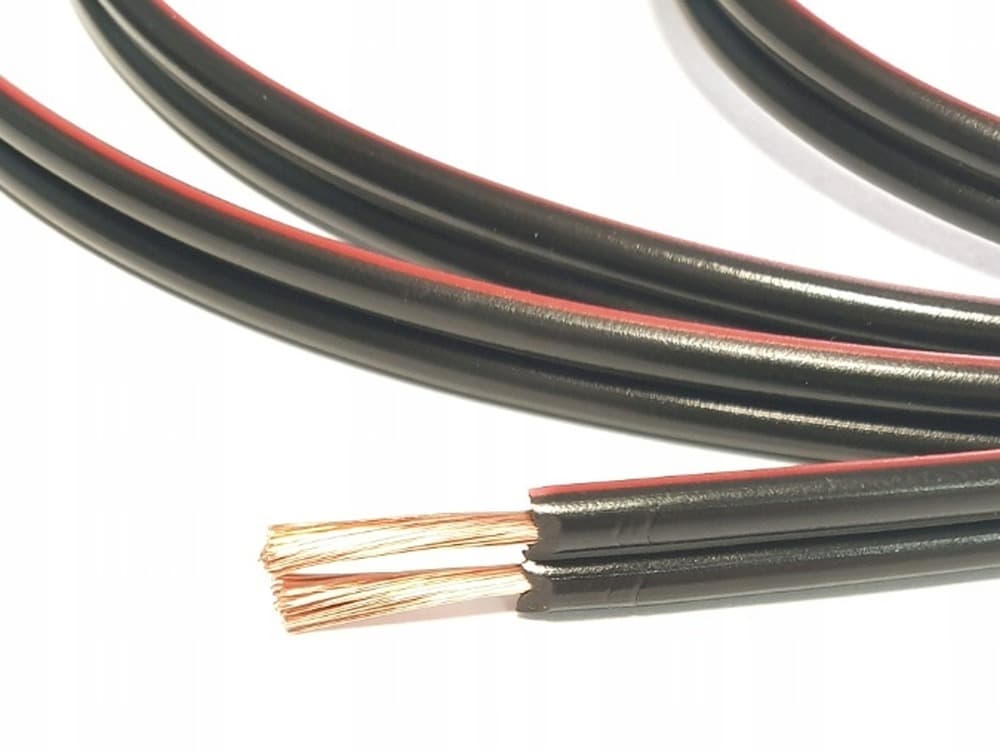 Kabel głośnikowy SMYp 2 x 0,5mm czarny 200m