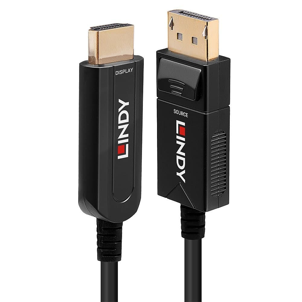 Kabel hybrydowy światłowodowy Lindy 10 m