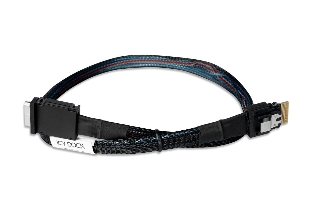 Kabel IcyDock SlimSAS 4i do OCulink 4i, PCIe 4.0, 0.5M