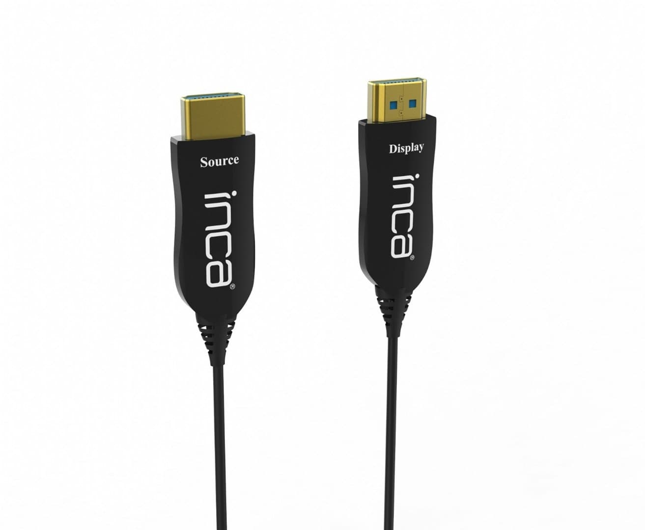 Kabel Inca IHD-30T HDMI 2.0, 30m, Czarny, Pozłacane Złącza, Ochrona Magnetyczna