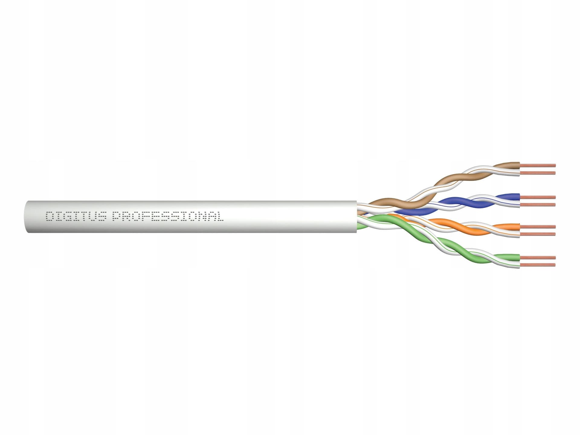 Kabel instalacyjny DIGITUS kat.5e U/UTP Dca LSOH 500m szary