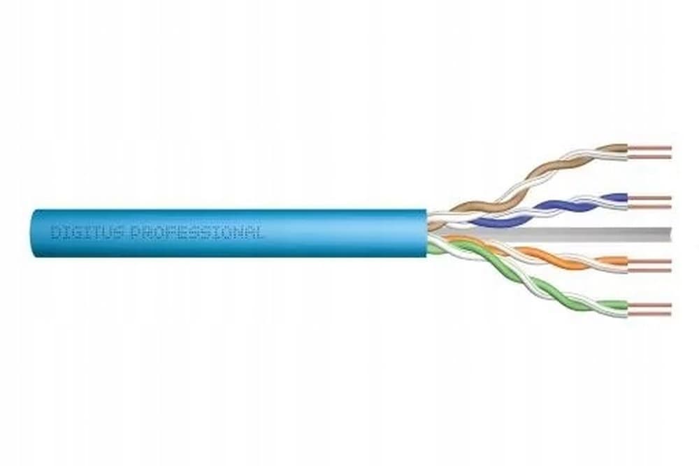 Kabel instalacyjny DIGITUS kat.6A U/UTP B2ca LSOH 500m niebieski