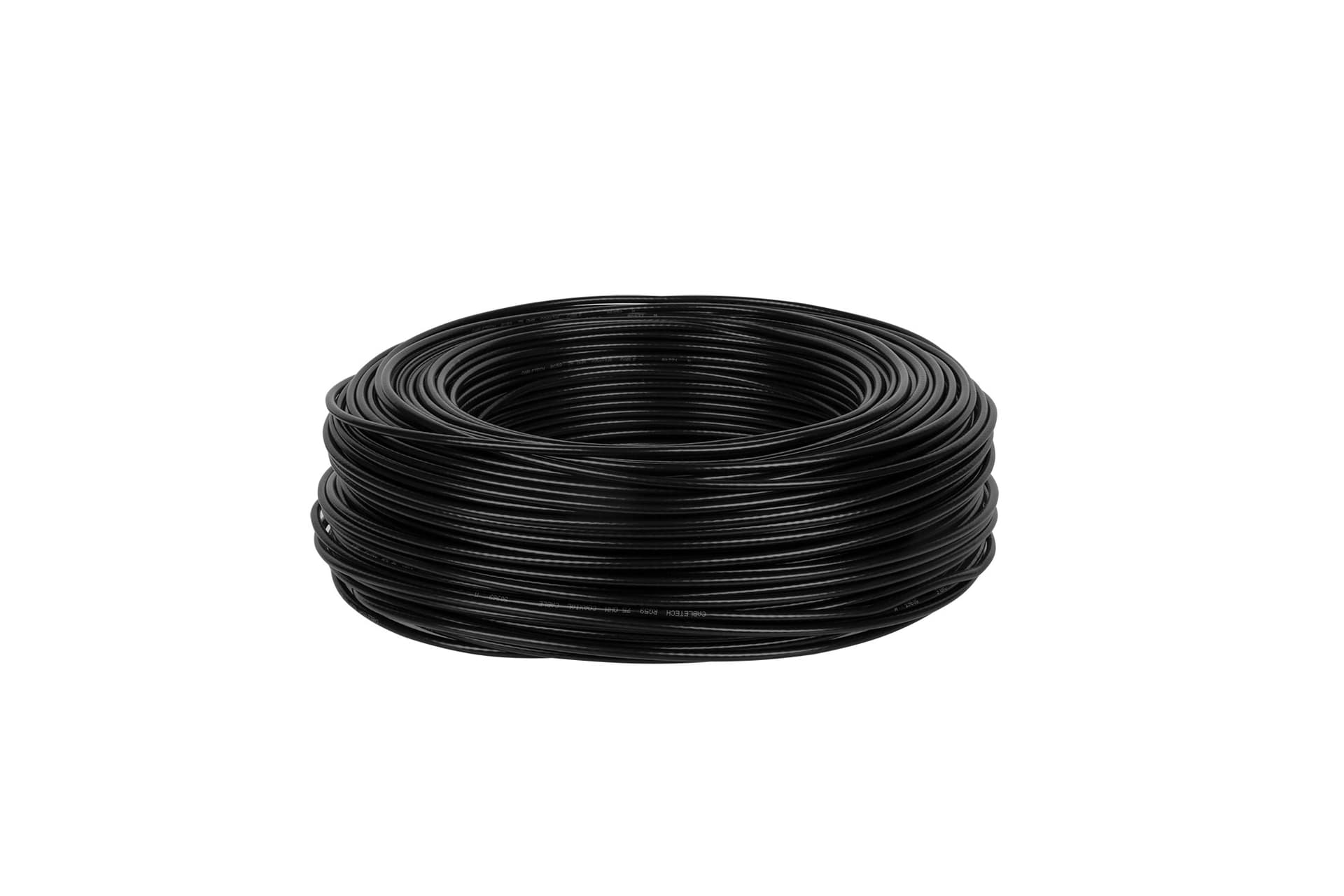 Kabel koncentryczny R-TV RG-59 200m czarny