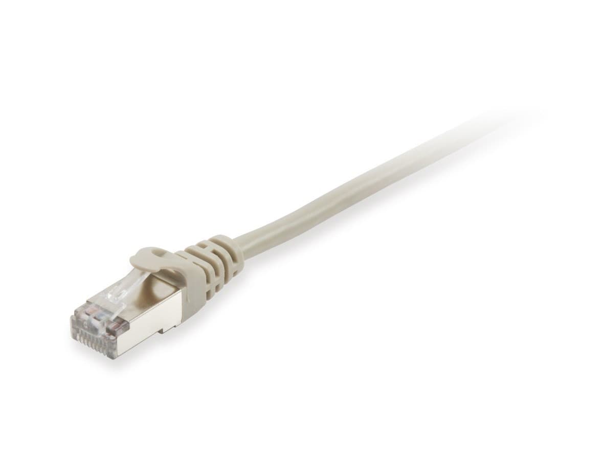 Kabel krosowy Cat6 S/FTP 2xRJ45 3 m szary LSZH 50 sztuk