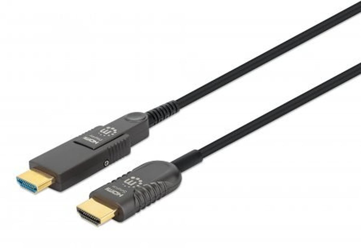 Kabel Manhattan HDMI 70 m Typu A na Typu D Czarny
