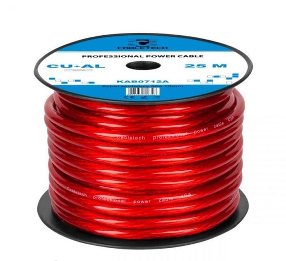 Kabel samochodowy 4Ga OD10mm CU+AL