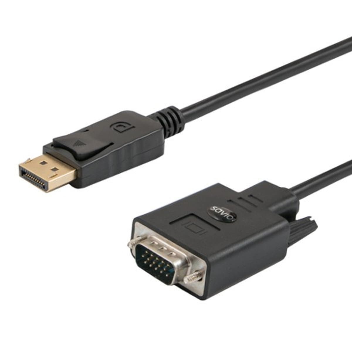 Kabel Savio DisplayPort do VGA 1.8m CL-203