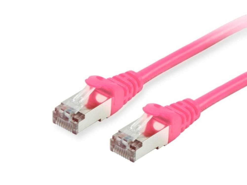 Kabel sieciowy Equip Patchkabel Cat6 S/FTP 40m różowy LSZH