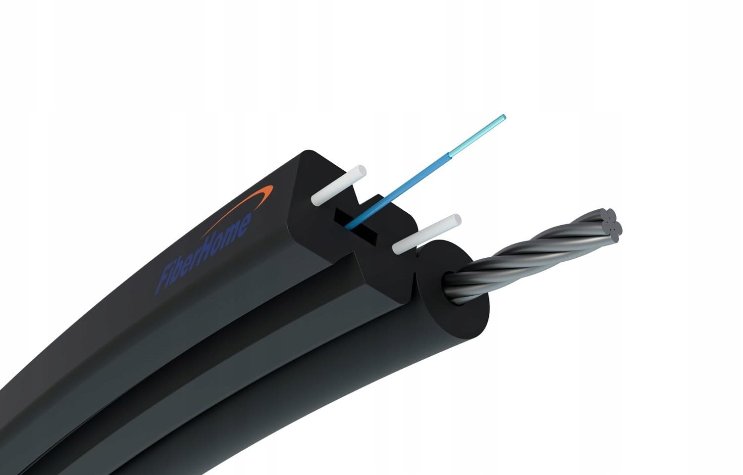 Kabel światłowodowy Fiberhome Micro 2.5mm 4FO Pomarańczowy 2km
