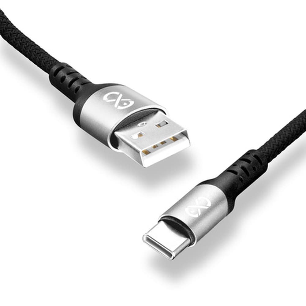 Kabel USBA-USBC eXc BRAID,1.2m,czarny