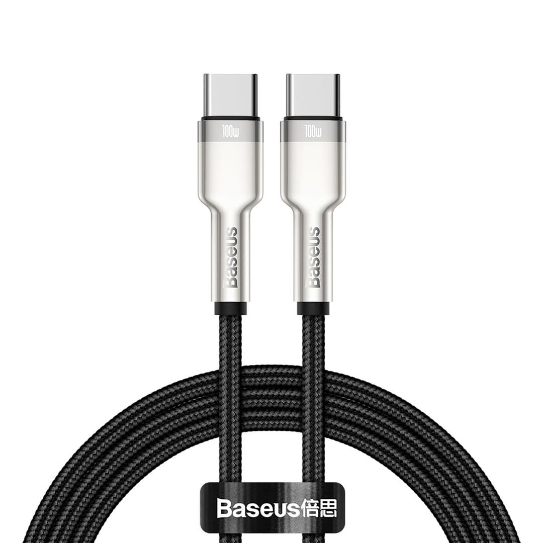 Kabel USB-C do USB-C Baseus Cafule 100W 1m czarny