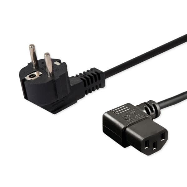 Kabel Zasilający IEC C13 - Schuko Savio 1.8m czarny