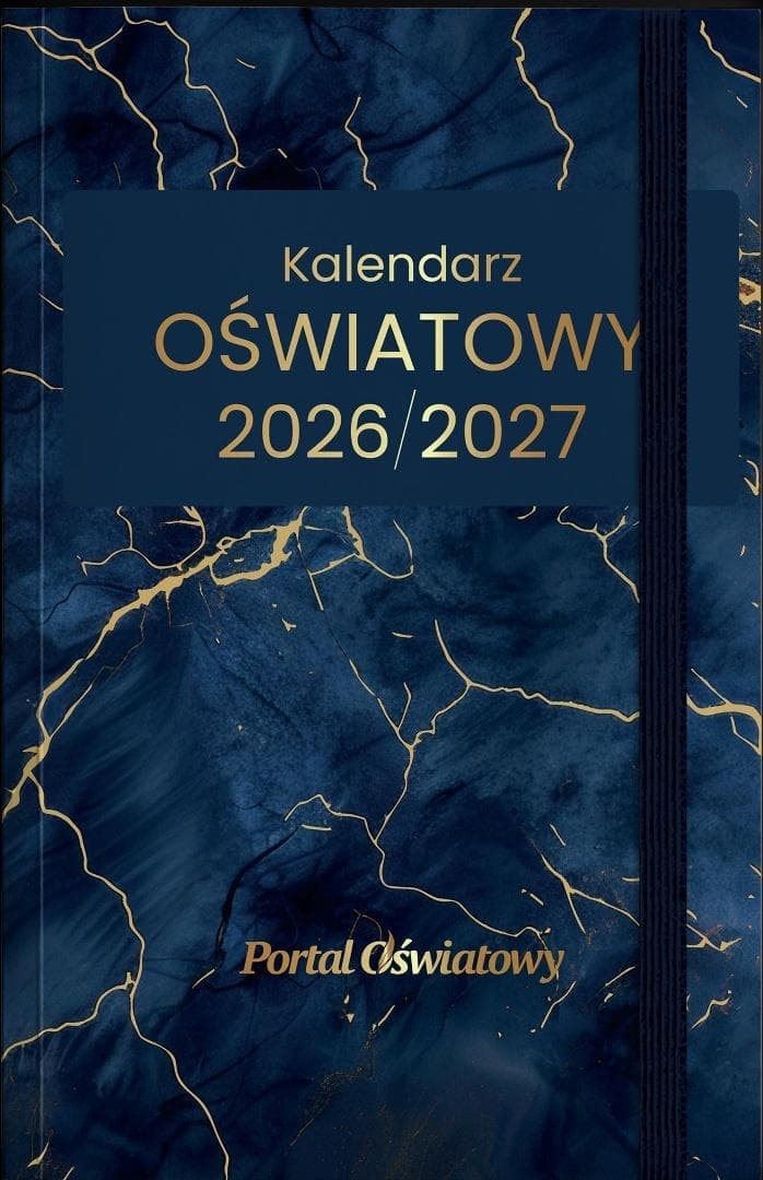 Kalendarz oświatowy 2026/2027 ciemny - praca zbiorowa