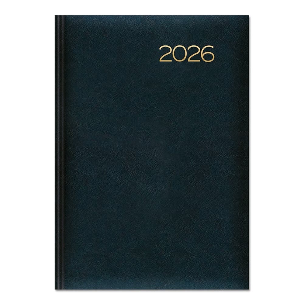 Kalendarz książkowy A5 dzienny Granatowy SK2 2026
