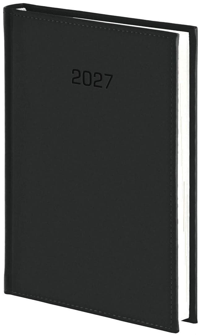 Kalendarz 2027 A4 dzienny Vivella czarny
