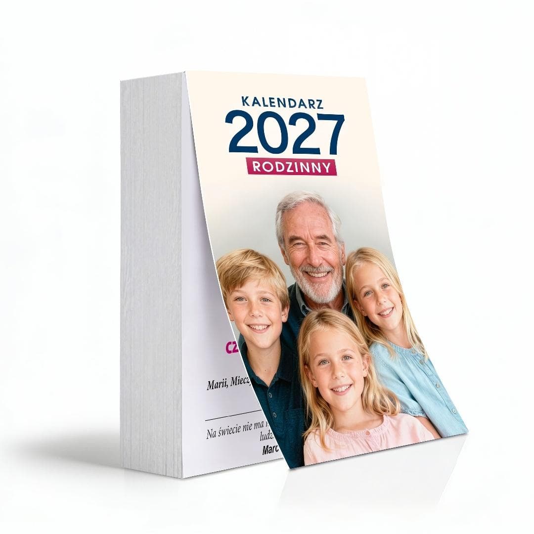 Kalendarz 2027 B7 zdzierak Rodzinny 736 stron