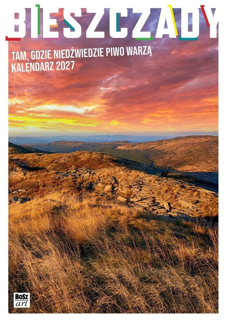 Kalendarz ścienny Bieszczady 2027 A3 Bartosz Szymanik