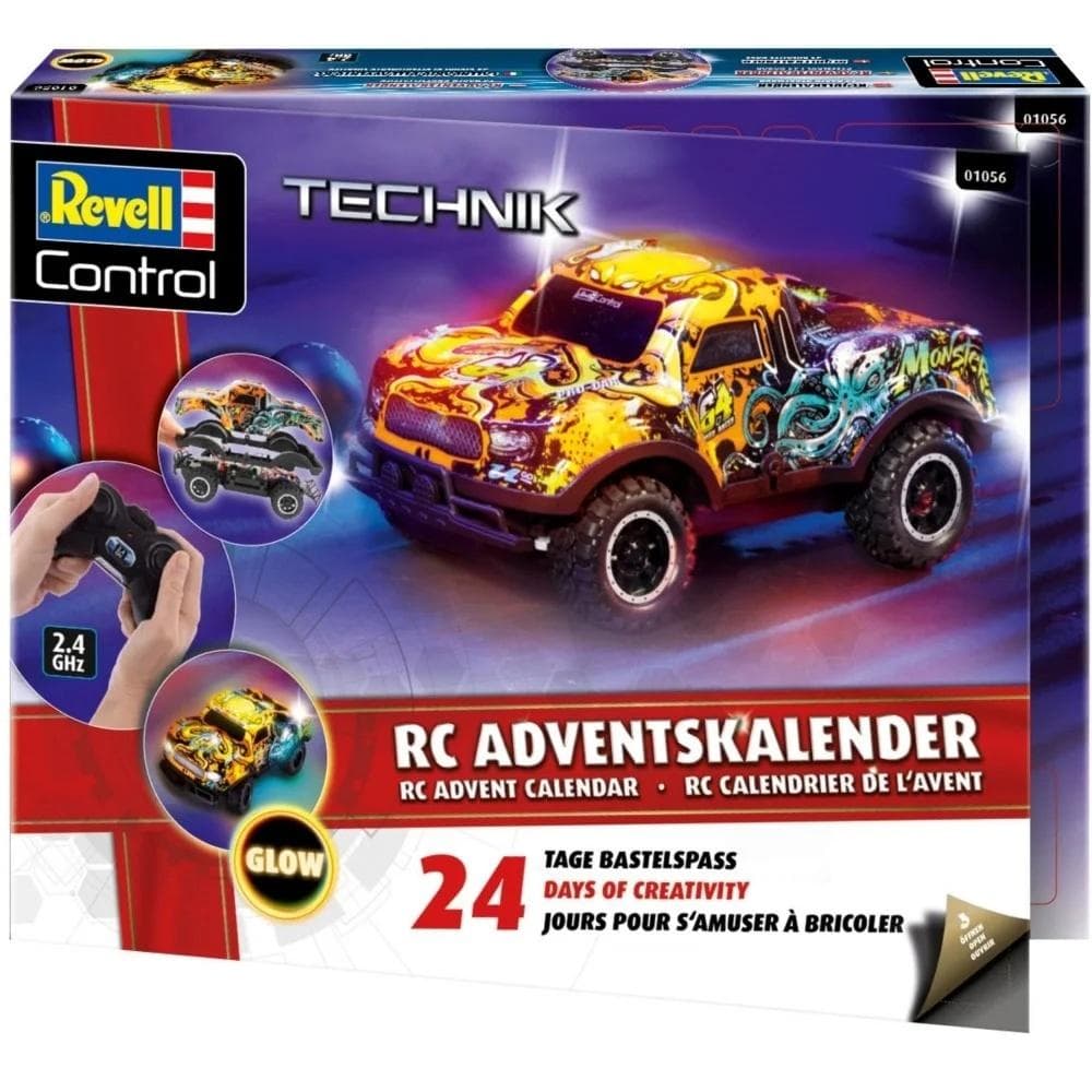 Kalendarz adwentowy z modelem Carrera Christmas Driver RC