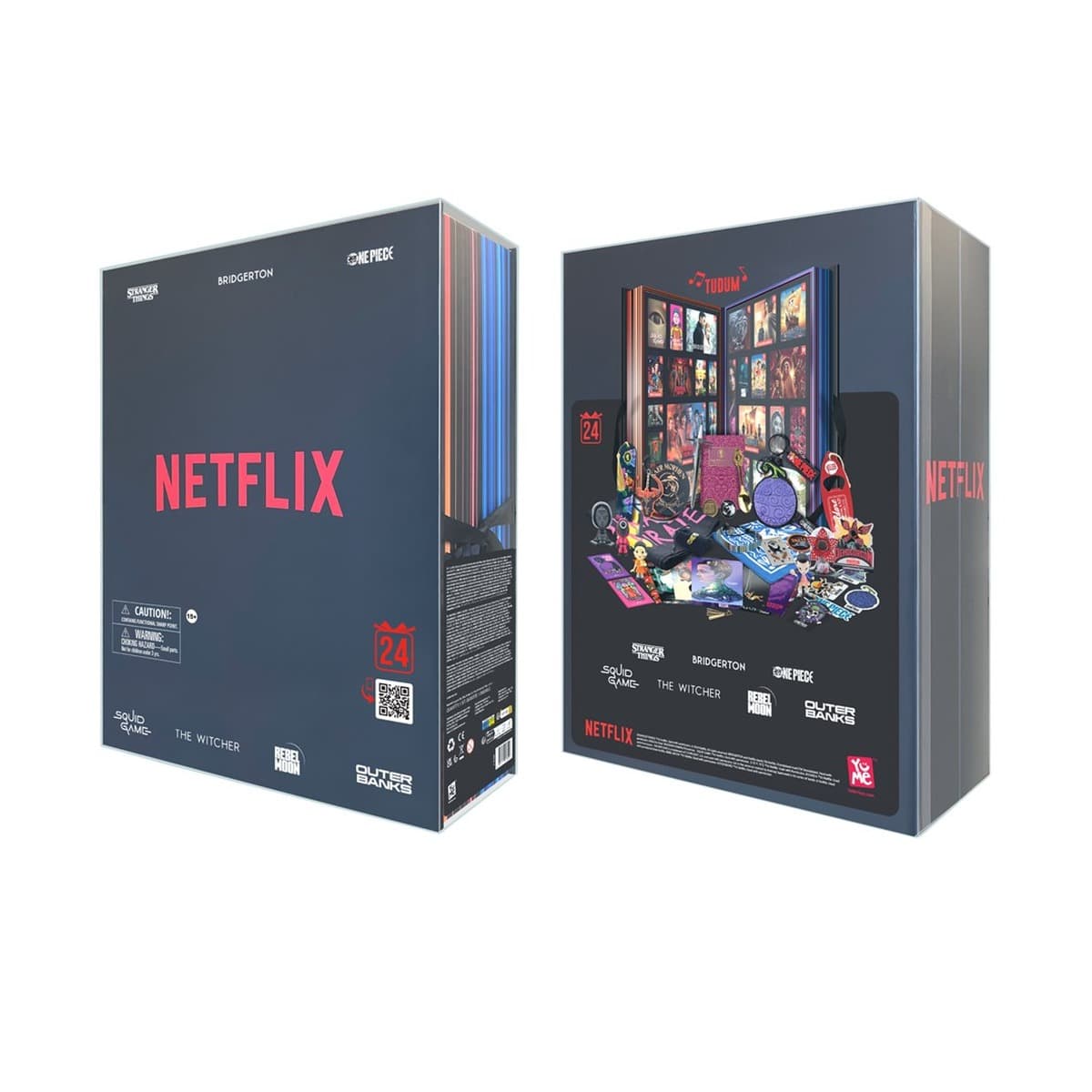 Kalendarz adwentowy Netflix YuMe Toys z 24 niespodziankami