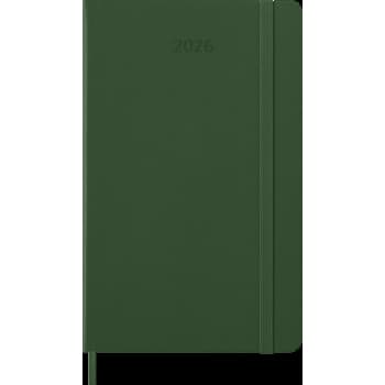 Kalendarz Moleskine 2026 L twarda oprawa dzienny Myrtle Green 13x21cm
