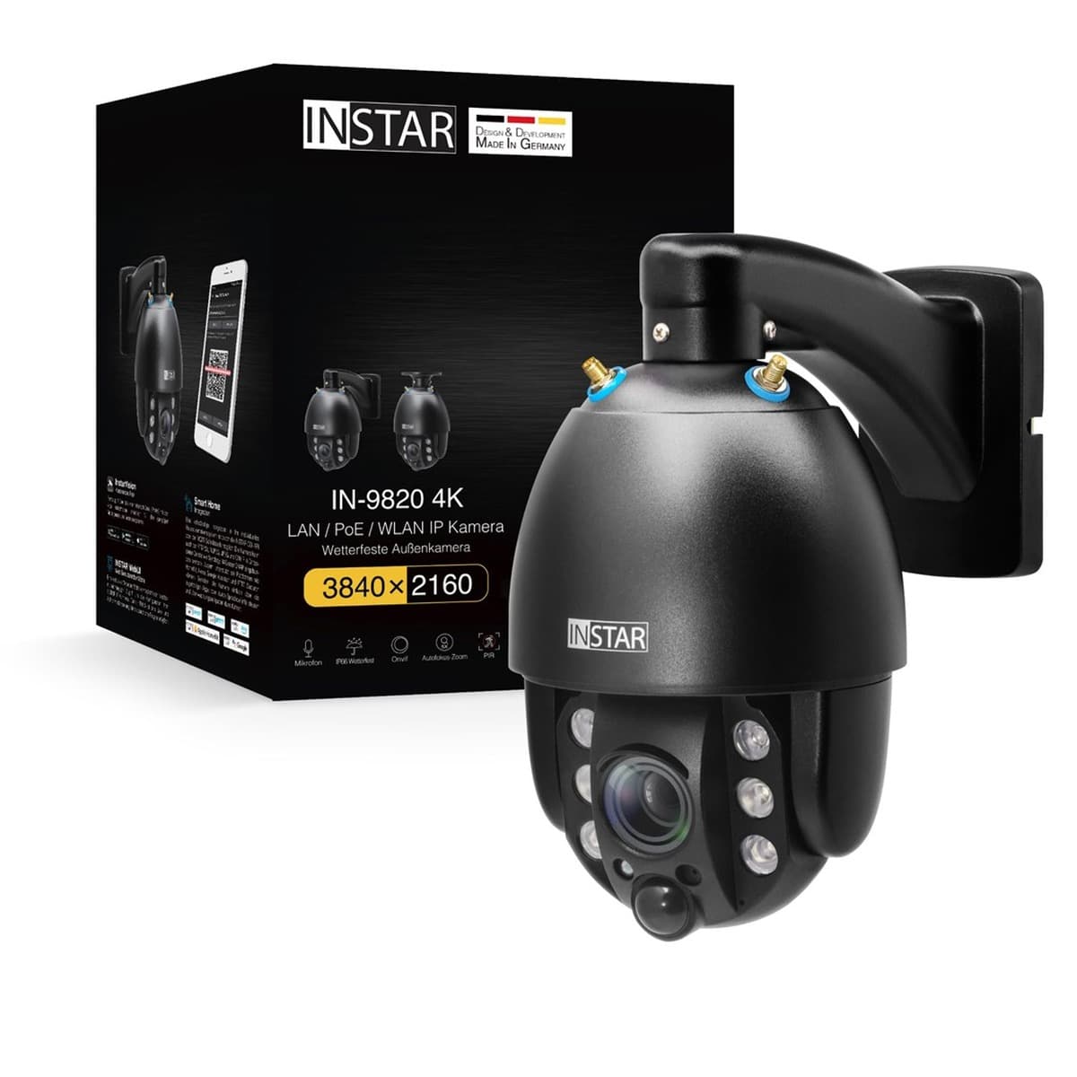 Kamera INSTAR IN-9820 4K - Czarna