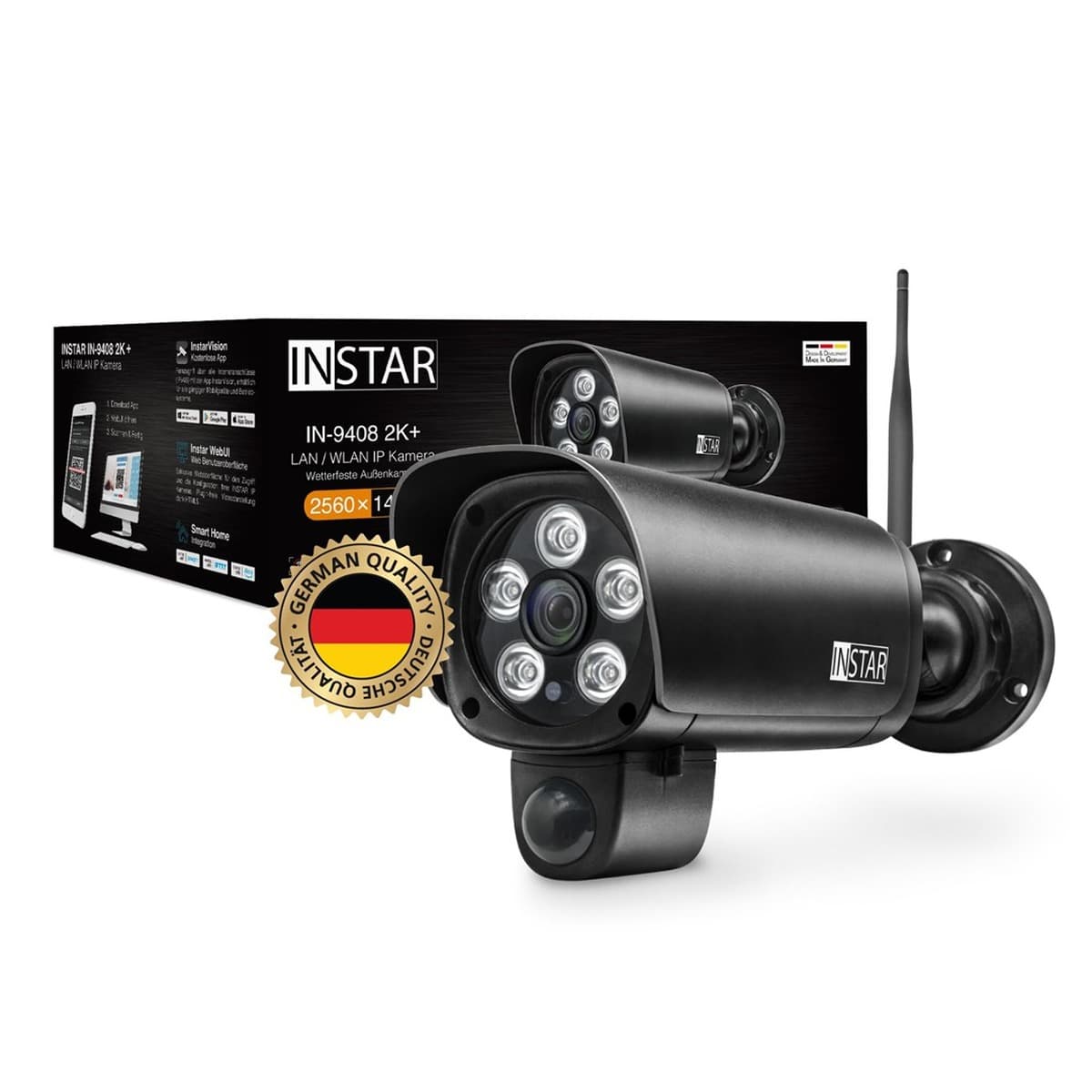 Kamera IP INSTAR IN-9408 2K+ Czarna