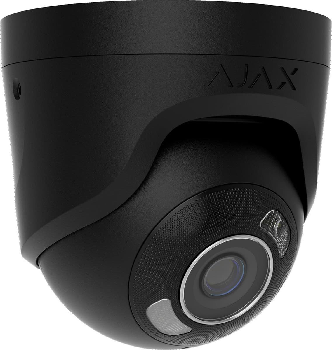 Kamera kopułkowa Ajax TurretCam 8 Mp 4 mm metalowa czarna