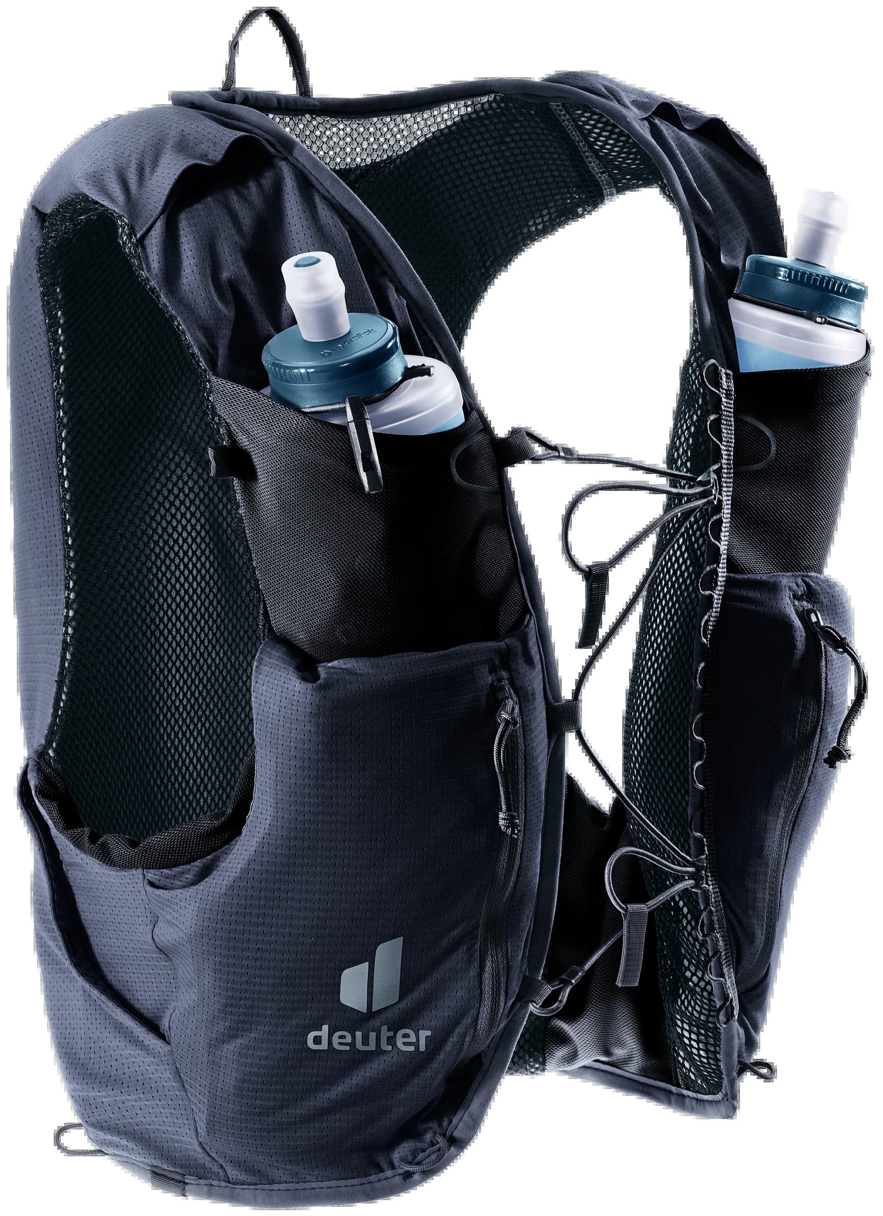 Kamizelka biegowa Deuter Traick 9 - black, rozmiar L