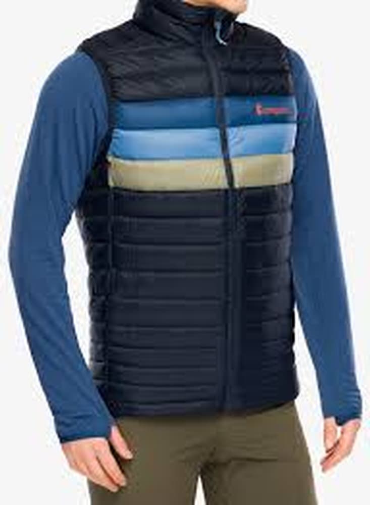 Kamizelka puchowa Cotopaxi Fuego Down Vest - carbon stripes, rozmiar M
