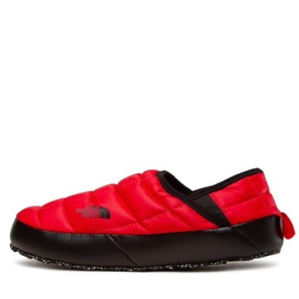 Kapcie ocieplane The North Face ThermoBall Traction Mule V - czerwono-czarne, rozmiar 47