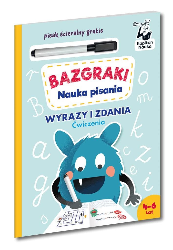 Litery i wyrazy Ćwiczenia Nauka pisania Bazgraki