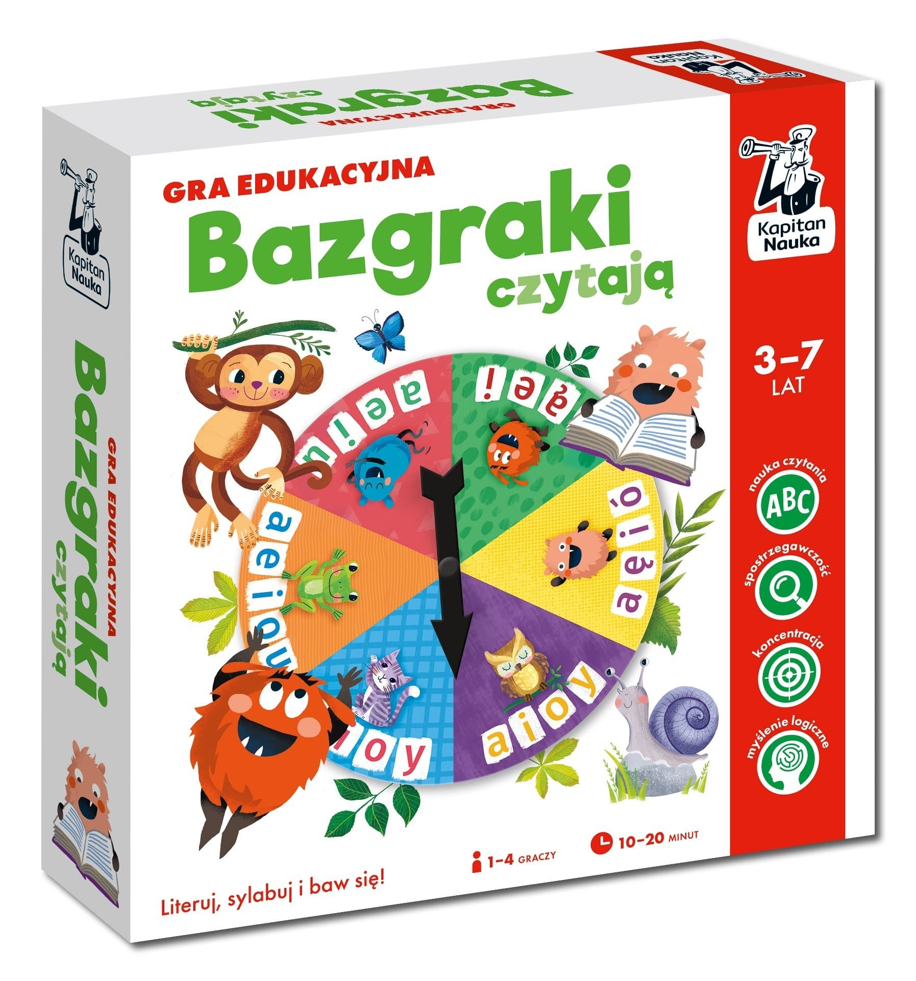 Kapitan Nauka Gra Bazgraki czytają