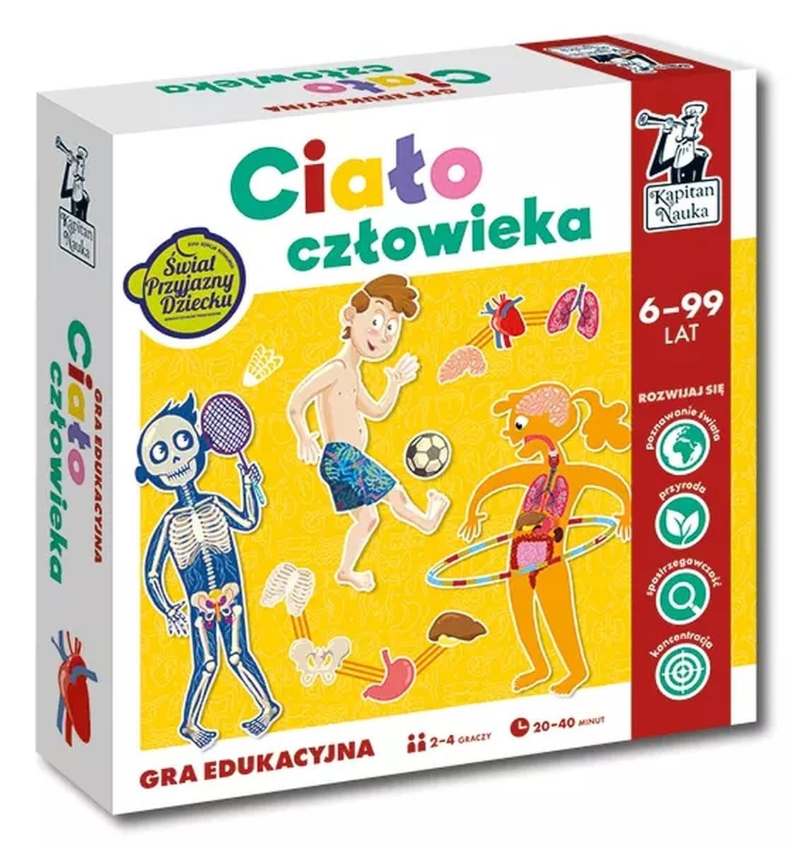 Kapitan Nauka Gra Ciało człowieka Wyd. 2