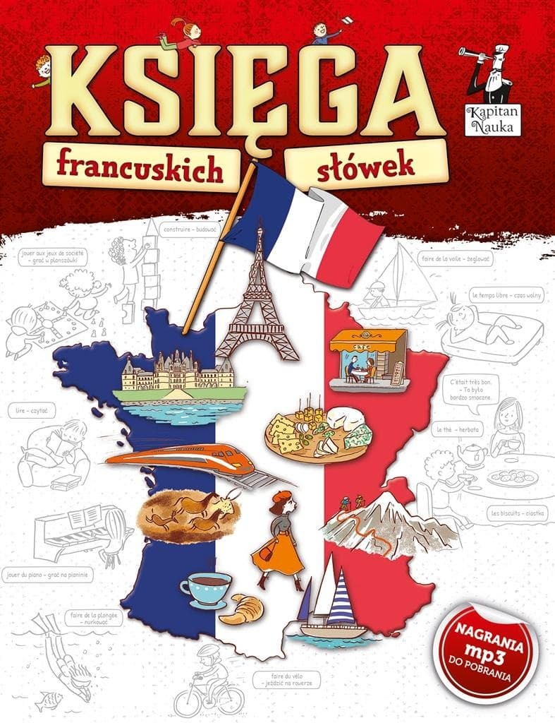 Kapitan Nauka Książka do nauki francuskiego słownictwa