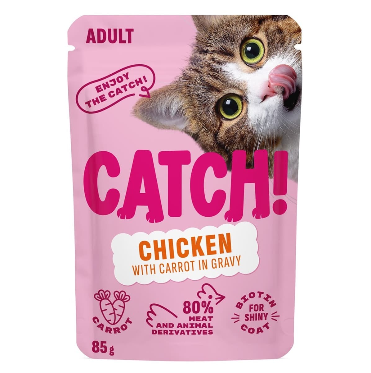 Karma dla kota CATCH Kurczak z marchewką w sosie 85 g