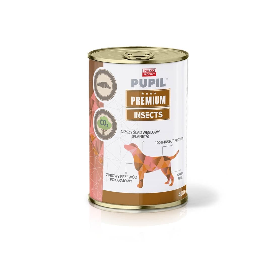 Karma dla psa PUPIL Premium z insektami 400g