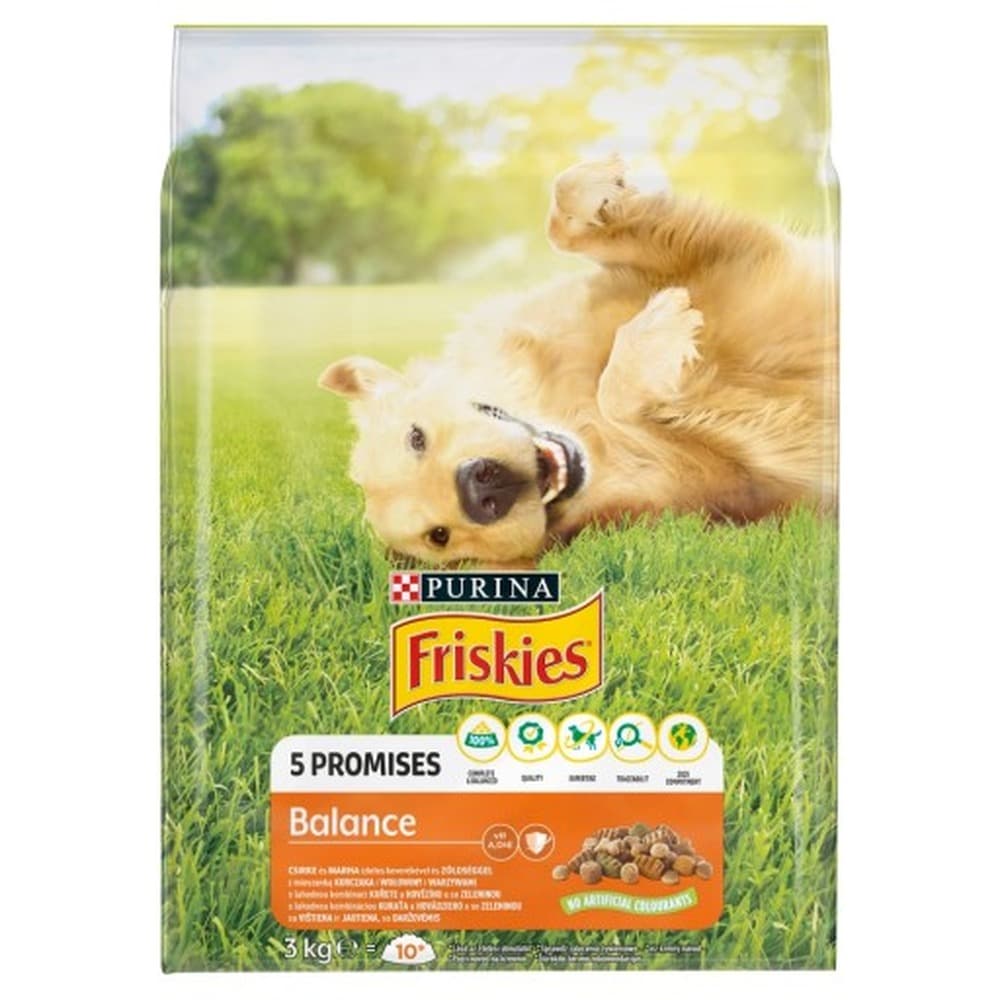 KARMA DLA PSA FRISKIES BALANCE z kurczakiem i warzywami 3KG