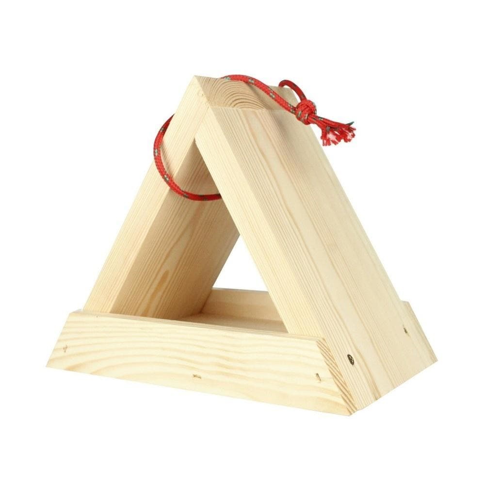 Karmnik dla ptaków mini DIY z drewna sosnowego