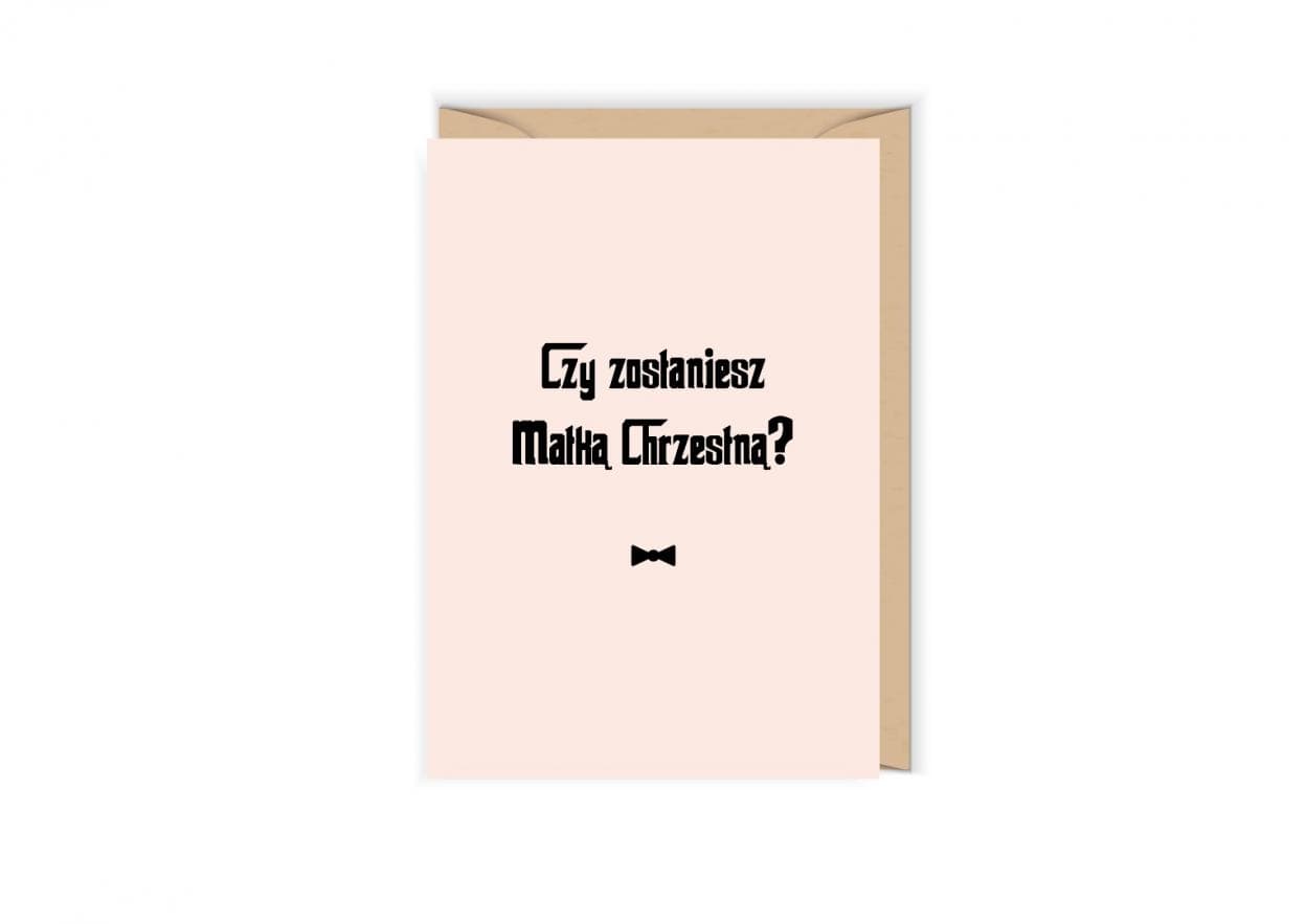 Karnet Chrzest - Rodzice Chrzestni