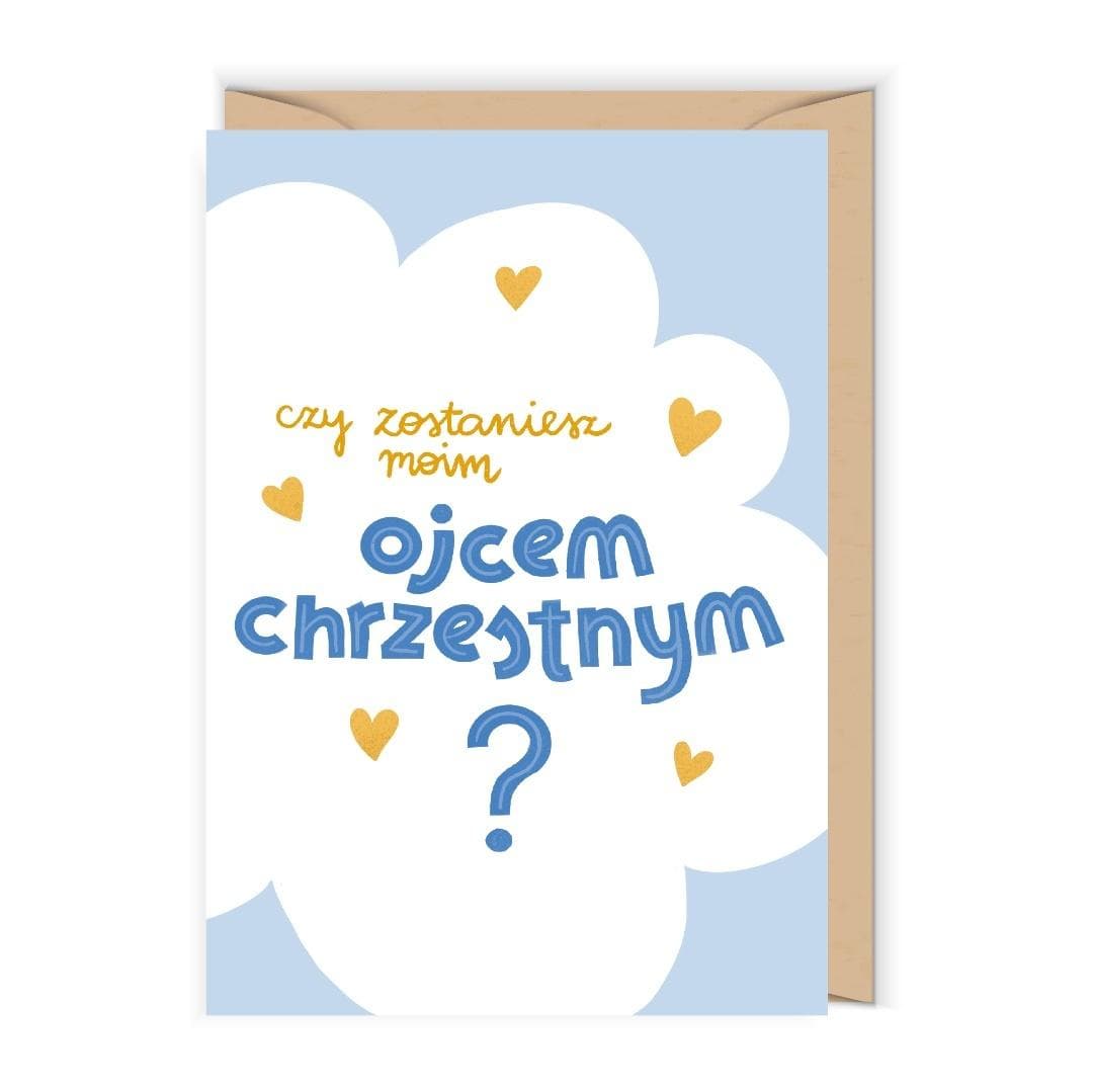 Karnet Chrzest - Rodzice Chrzestni