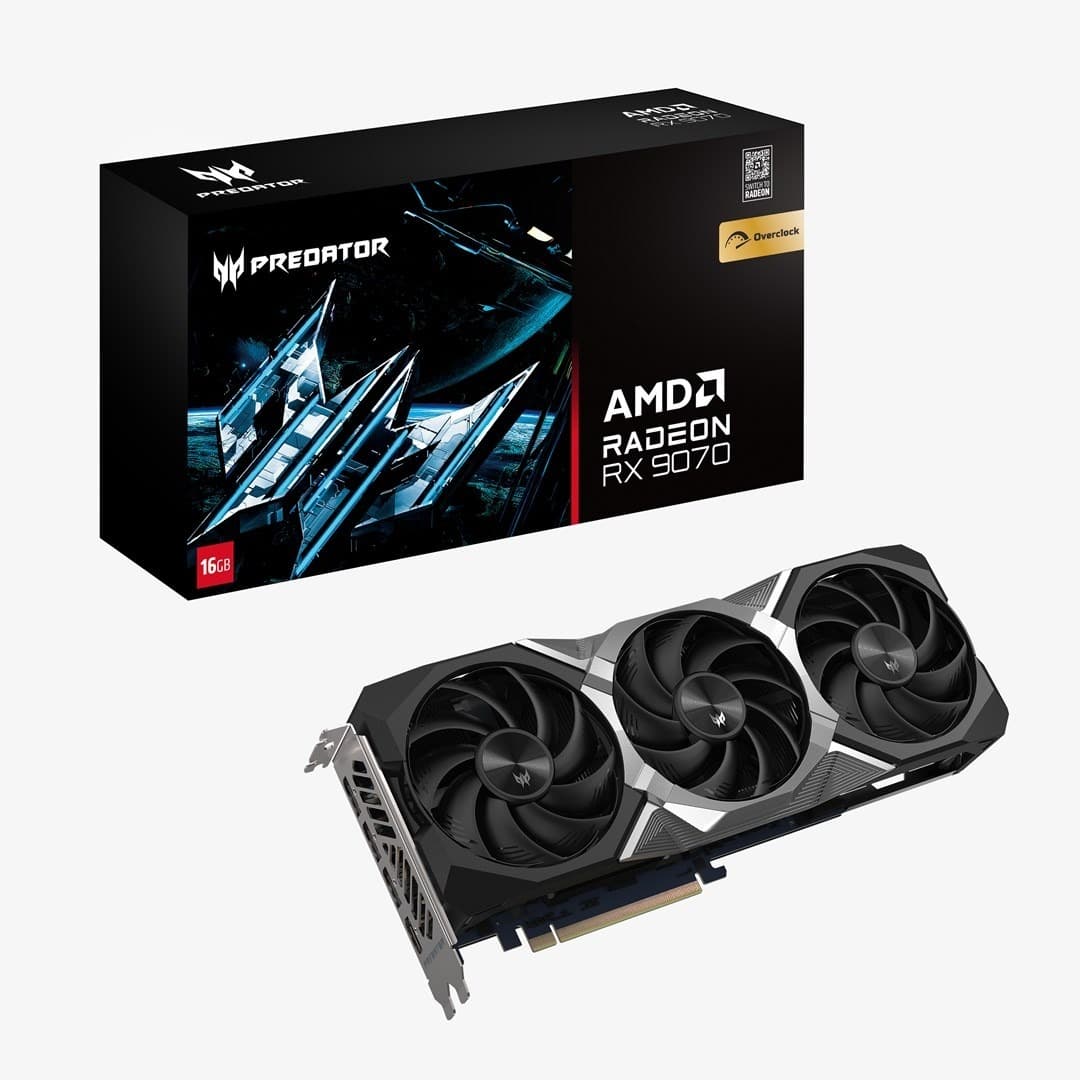 Karta graficzna AMD Acer Predator Bifrost RX9070 16 GB OC