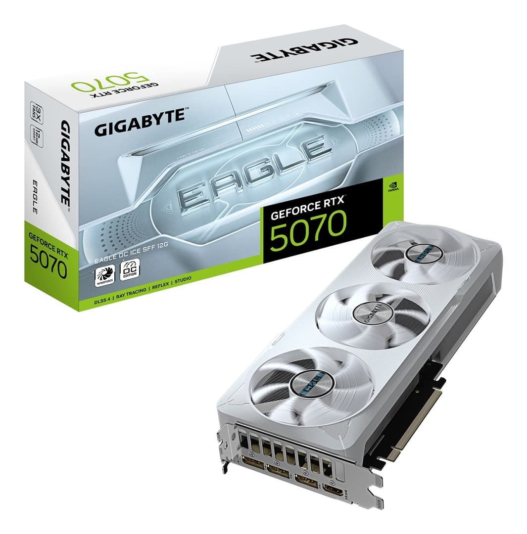 Karta graficzna GIGABYTE GeForce RTX 5070 EAGLE OC ICE SFF 12 GB GDDR7
